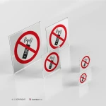 Cartello vietato usare i cellulari P013