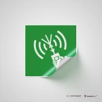 Cartello radiotelefono a due vie VHF E051