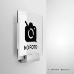 Cartello no foto