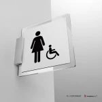 Cartello toilette standard