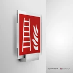 Cartello scala antincendio F003