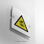 Cartello pericolo ghiaccio sottile W043