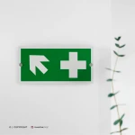 Cartello pronto soccorso con freccia mod. 2:1