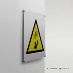 Cartello pericolo caduta ghiaccio W039