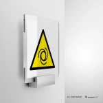 Cartello pericolo di avviamento automatico W018