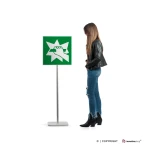 Cartello rompere per accedere E008