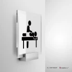 Cartello sala massaggi
