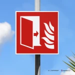 Cartello porta tagliafuoco F007