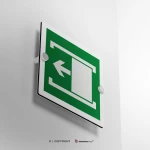 Cartello porta con apertura scorrevole a destra o sinistra E033 / E034