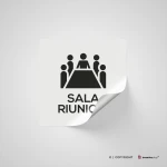 Cartello sala riunioni