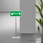 Cartello DAE defibrillatore direzionale mod. 2:1