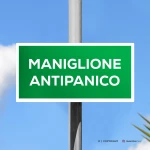 Cartello maniglione antipanico mod. 2:1