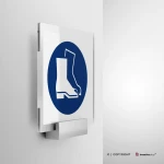Cartello calzature di sicurezza obbligatorie M008