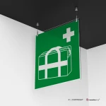 Cartello borsa medica d'emergenza E027