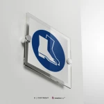 Cartello calzature di sicurezza obbligatorie M008