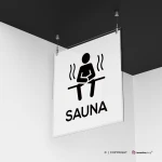 Cartello sauna