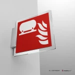 Cartello installazione fissa antincendio F012