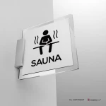 Cartello sauna