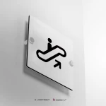 Cartello scale mobili