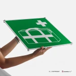 Cartello borsa medica d'emergenza E027