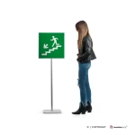 Cartello scale d'emergenza