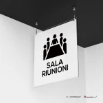 Cartello sala riunioni