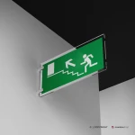 Cartello uscita scale d'emergenza mod. 2:1