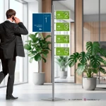Piantana Pro Neutra, per cartelli laterali