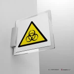 Cartello pericolo rischio biologico W009