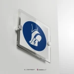 Cartello obbligatorio indossare le calzature antistatiche M032