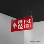Cartello uscita antincendio mod. 2:1