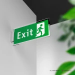 Cartello evacuazione EXIT mod. 2:1
