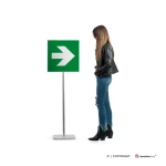 Cartello freccia evacuazione E005 / E006