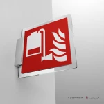 Cartello gruppo antincendio a schiuma F010