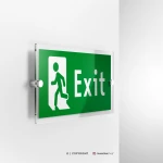 Cartello evacuazione EXIT mod. 2:1
