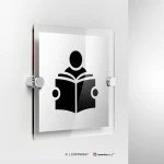 Cartello sala lettura
