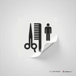 Cartello salone barba e capelli