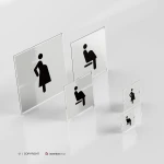 Cartello posto riservato donna incinta