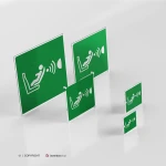 Cartello orientamento sedile per bambini (CPOD) E014