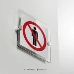 Cartello divieto di accesso pedonale