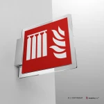 Cartello batteria fissa di estintori F008