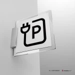 Cartello punto di ricarica per veicoli elettrici