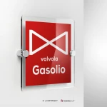 Cartello valvola gasolio