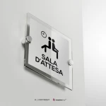 Cartello sala d'attesa