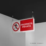 Cartello proprietà privata mod. 2:1