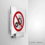 Cartello divieto di rimuovere i dispositivi di sicurezza