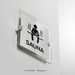 Cartello sauna