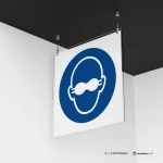 Cartello occhiali protettivi obbligatori M004 / M007 / M025