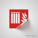 Cartello batteria fissa di estintori F008