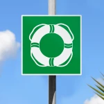 Cartello mezzi di salvataggio in acqua E061